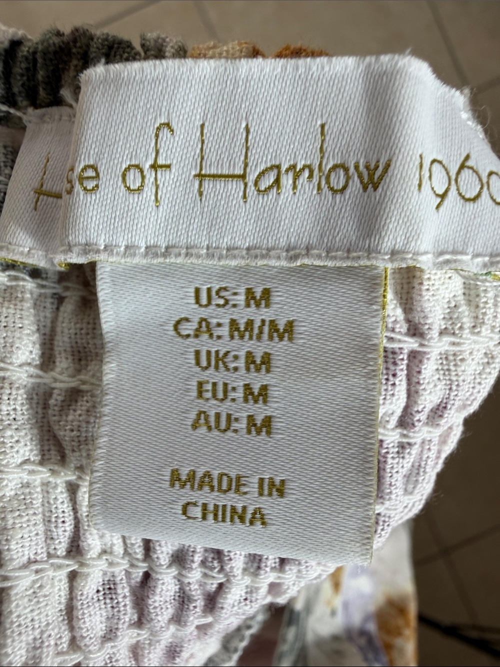 HOUSE OF HARLOW 1970 LINEN TIERED TIE STRAP MAXI DRESS SIZE M - Picture 14 of 14